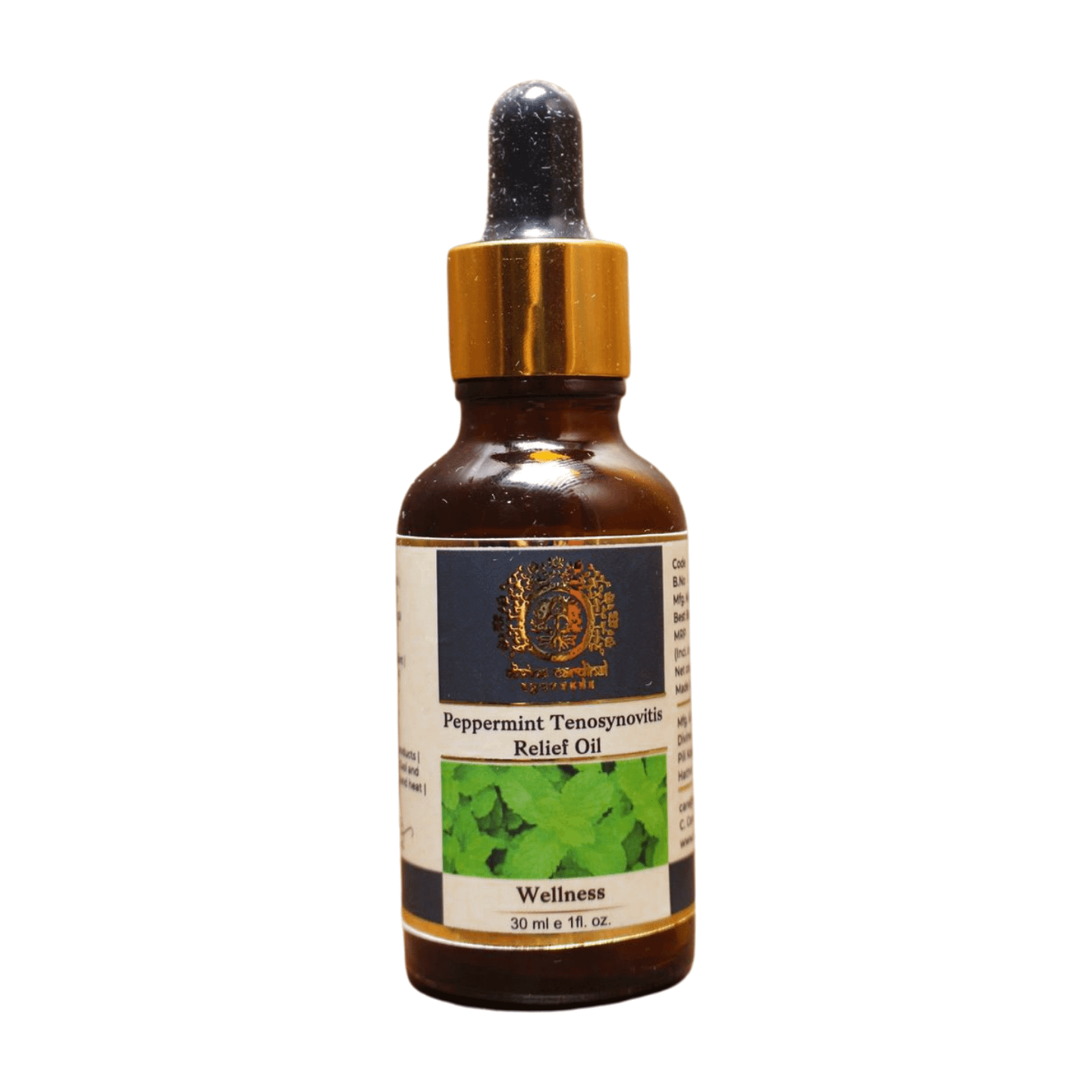 Peppermint Tenosynovitis Relief Oil - Divine Cardinal International